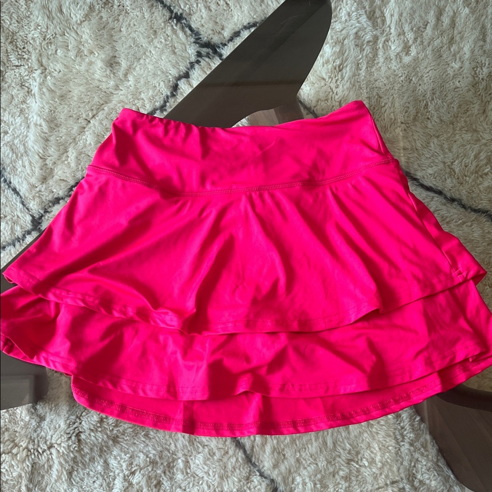 Woman’s Tennis Skirt - Hot Pink